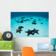 Starfish Cover Sandy Seafloor Wall Decal