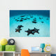 Starfish Cover Sandy Seafloor Wall Decal