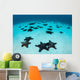 Starfish Cover Sandy Seafloor Wall Decal