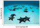 Starfish Cover Sandy Seafloor Wall Decal