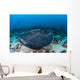 Large Black-blotched Stingray Swims Wall Decal Design 4