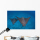 Spotted Eagle Rays Swim Wall Decal Design 4