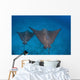Spotted Eagle Rays Swim Wall Decal Design 4