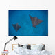 Spotted Eagle Rays Swim Wall Decal Design 3