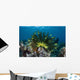 Colorful Crinoid Clings to Wall Decal Design 1