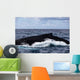 Large Humpback Whale Swims Wall Decal