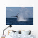 Humpback Whale Slaps Its Wall Decal Design 3