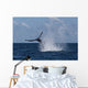 Humpback Whale Slaps Its Wall Decal Design 3