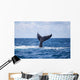 Humpback Whale Slaps Its Wall Decal Design 2