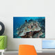 Juvenile Fish Swarm around Wall Decal Design 1