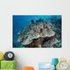Juvenile Fish Swarm around Wall Decal Design 1