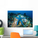Blue Starfish Clings to Wall Decal