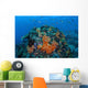 Current Sweeps across Colorful Wall Decal