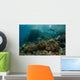 Scuba Diver Swims above Wall Decal Design 2