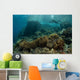 Scuba Diver Swims above Wall Decal Design 2