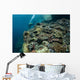 Scuba Diver Swims above Wall Decal Design 1