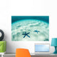 Starfish Brightly Lit Seafloor Wall Decal Design 2