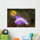 Purple Nudibranch Searching for Wall Decal