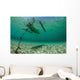 Wooden Outrigger Anchored near Wall Decal