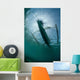 Wooden Outrigger near Remote Wall Decal