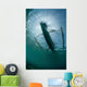 Wooden Outrigger near Remote Wall Decal
