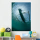 Wooden Outrigger near Remote Wall Decal
