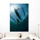 Fisherman Uses Wooden Outrigger Wall Decal Design 2
