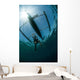Fisherman Uses Wooden Outrigger Wall Decal Design 2