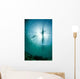 Fisherman Uses Wooden Outrigger Wall Decal Design 1