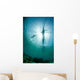 Fisherman Uses Wooden Outrigger Wall Decal Design 1