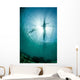 Fisherman Uses Wooden Outrigger Wall Decal Design 1