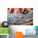 Harlequin Swimming Crab Sits Wall Decal
