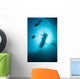 Scuba Divers Descend from Wall Decal