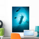 Scuba Divers Descend from Wall Decal