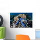 Blue Starfish Clings to Wall Decal Design 5