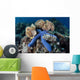 Blue Starfish Clings to Wall Decal Design 5