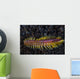 Darklined Fireworm Crawls across Wall Decal