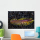 Darklined Fireworm Crawls across Wall Decal