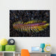 Darklined Fireworm Crawls across Wall Decal