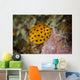 Juvenile Yellow Boxfish Swims Wall Decal Design 2