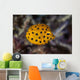 Juvenile Yellow Boxfish Swims Wall Decal Design 1