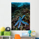 Blue Starfish Clings to Wall Decal Design 4