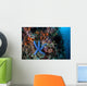 Blue Starfish Clings to Wall Decal Design 3