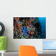 Blue Starfish Clings to Wall Decal Design 3