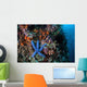 Blue Starfish Clings to Wall Decal Design 3