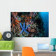 Blue Starfish Clings to Wall Decal Design 3