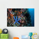 Blue Starfish Clings to Wall Decal Design 3