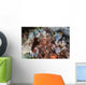 Mantis Shrimp Peers out Wall Decal