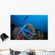 Blue Starfish Clings to Wall Decal Design 1