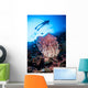 Large Barrel Sponge Grows Wall Decal